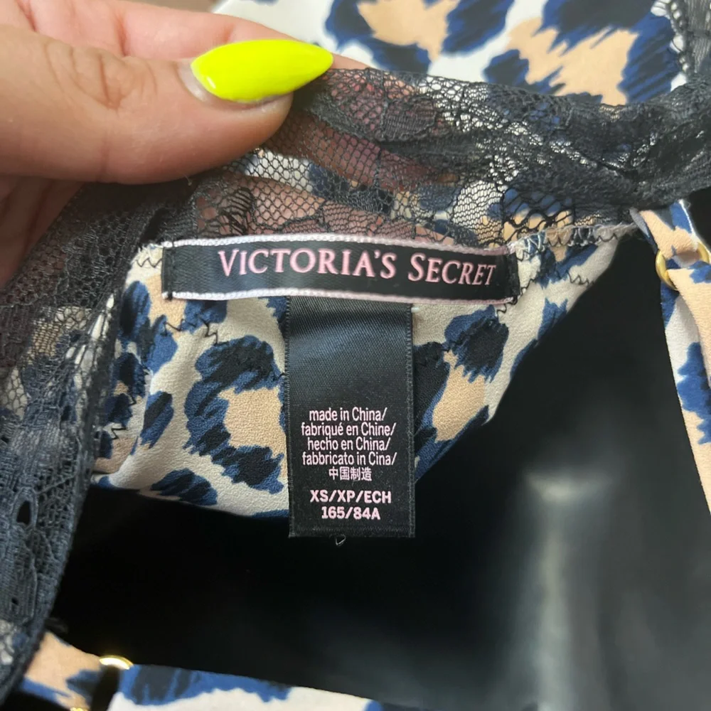 Victoria’s Secret | Leopard Print Lace Slip Dress | Lingerie | Size XS